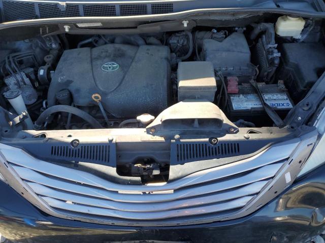 5TDDZ3DC7HS161113 - 2017 TOYOTA SIENNA XLE Чорний фото 12