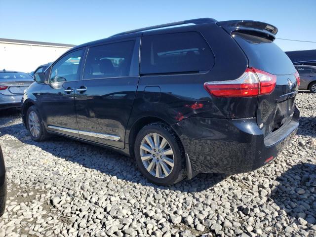 5TDDZ3DC7HS161113 - 2017 TOYOTA SIENNA XLE Чорний фото 2