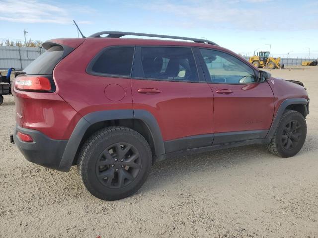 1C4PJMBS9FW697689 - 2015 JEEP CHEROKEE TRAILHAWK BURGUNDY photo 3