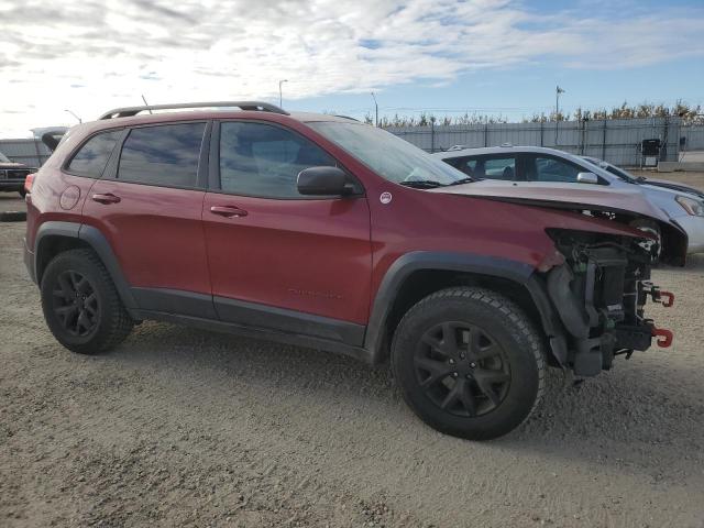 1C4PJMBS9FW697689 - 2015 JEEP CHEROKEE TRAILHAWK BURGUNDY photo 4