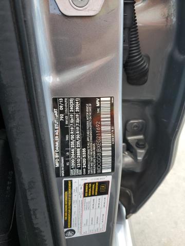 WDCGG8JBXEG211692 - 2014 MERCEDES-BENZ GLK 350 4MATIC GRAY photo 13