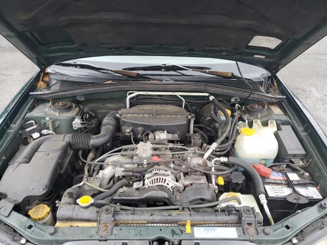 JF1SG63694H753773 - 2004 SUBARU FORESTER 2.5X GREEN photo 12