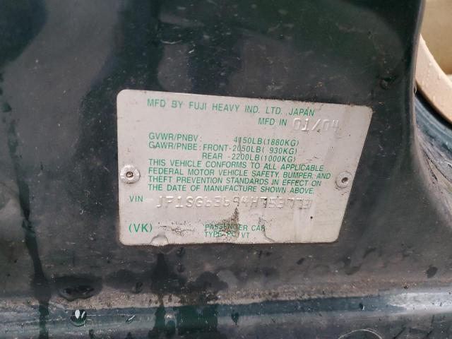 JF1SG63694H753773 - 2004 SUBARU FORESTER 2.5X GREEN photo 14