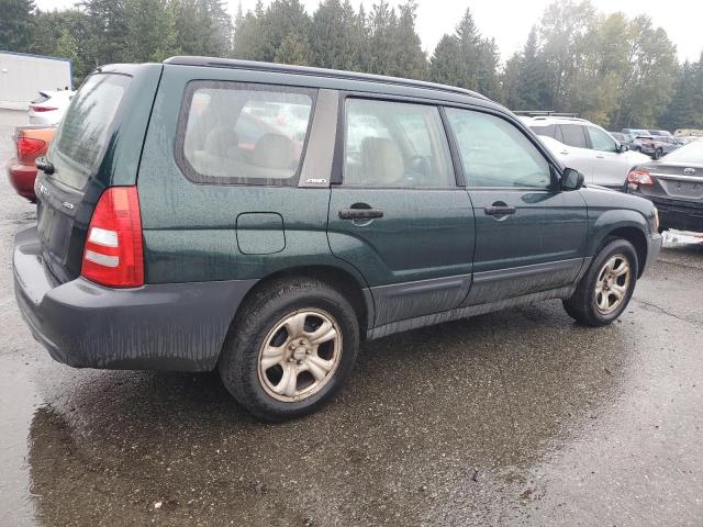 JF1SG63694H753773 - 2004 SUBARU FORESTER 2.5X GREEN photo 3