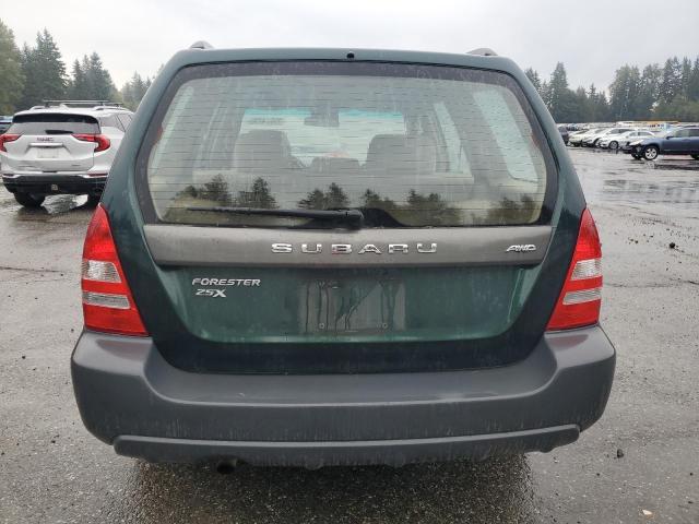 JF1SG63694H753773 - 2004 SUBARU FORESTER 2.5X GREEN photo 6