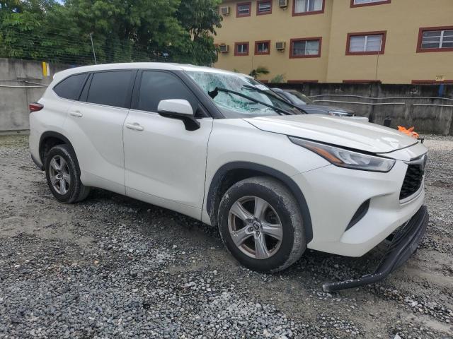 5TDCZRAH1LS510659 - 2020 TOYOTA HIGHLANDER L WHITE photo 4