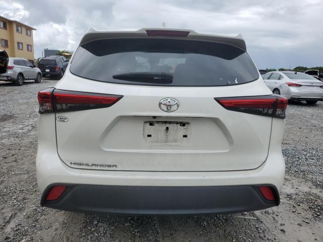 5TDCZRAH1LS510659 - 2020 TOYOTA HIGHLANDER L WHITE photo 6