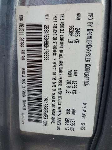 2B3KA53H96H176538 - 2006 DODGE CHARGER R/T فضي صورة 13