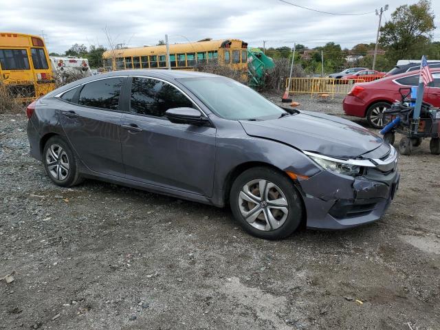 2HGFC2F54JH501309 - 2018 HONDA CIVIC LX GRAY photo 4