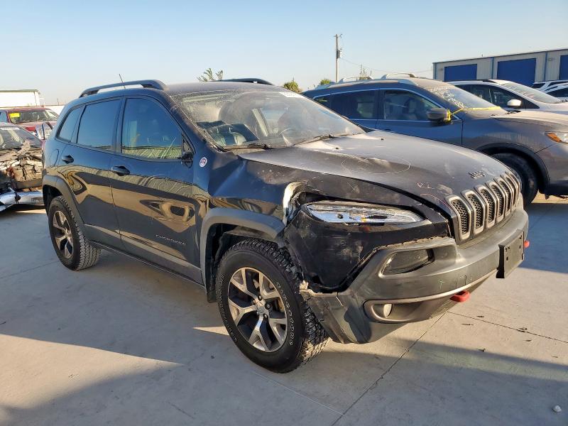 1C4PJMBS8EW316865 - 2014 JEEP CHEROKEE TRAILHAWK BLACK photo 4