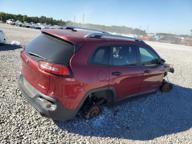 1C4PJLABXFW657861 - 2015 JEEP CHEROKEE SPORT MAROON photo 3