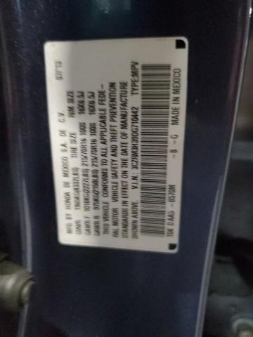 3CZRM3H39DG710442 - 2013 HONDA CR-V LX ლურჯი ფოტო 27