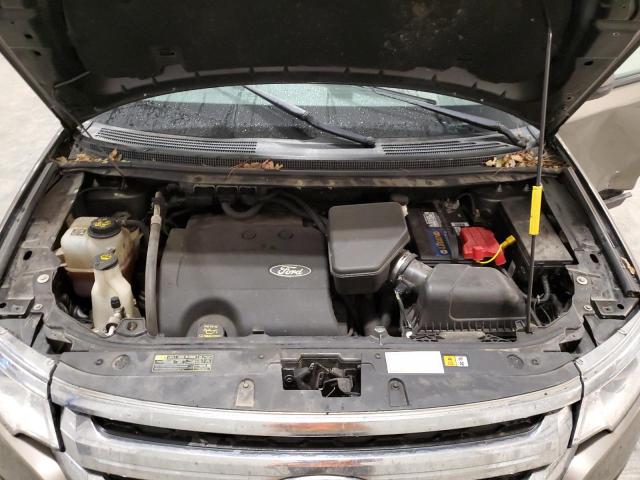2FMDK3JC2DBB21649 - 2013 FORD EDGE SEL Մոխրագույն լուսանկար 12