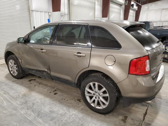 2FMDK3JC2DBB21649 - 2013 FORD EDGE SEL Մոխրագույն լուսանկար 2