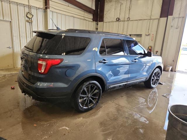 1FM5K7D85KGA39178 - 2019 FORD EXPLORER XLT Կապույտ լուսանկար 3