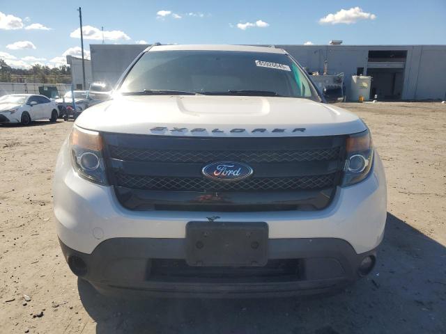 1FM5K8GTXFGB25534 - 2015 FORD EXPLORER SPORT WHITE photo 5