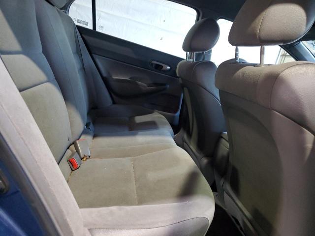 2HGFA16578H527963 - 2008 HONDA CIVIC LX BLUE photo 10