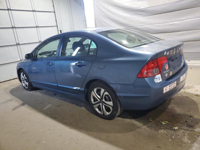 2HGFA16578H527963 - 2008 HONDA CIVIC LX BLUE photo 2