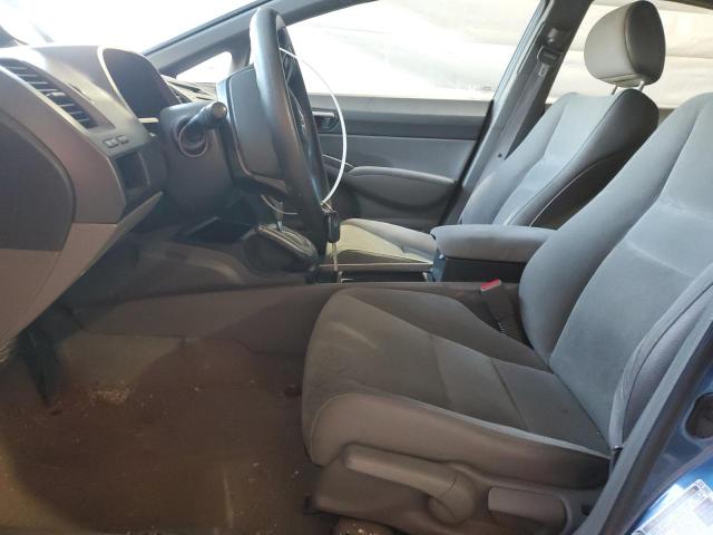 2HGFA16578H527963 - 2008 HONDA CIVIC LX BLUE photo 7
