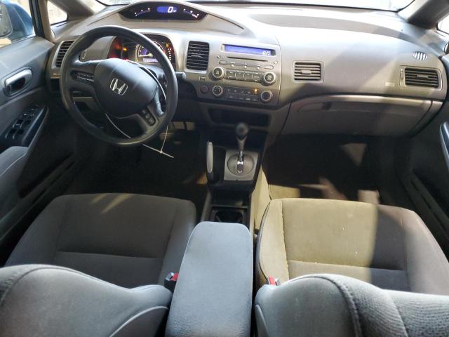 2HGFA16578H527963 - 2008 HONDA CIVIC LX BLUE photo 8