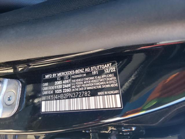 W1K5J4HB2PN372782 - 2023 MERCEDES-BENZ CLA 250 4MATIC BLACK photo 12