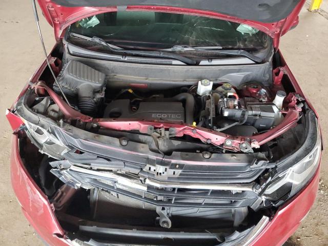 3GNAXKEVXKS569313 - 2019 CHEVROLET EQUINOX LT Bordo foto 11