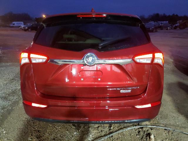 LRBFXBSA5KD003722 - 2019 BUICK ENVISION PREFERRED წითელი ფოტო 6