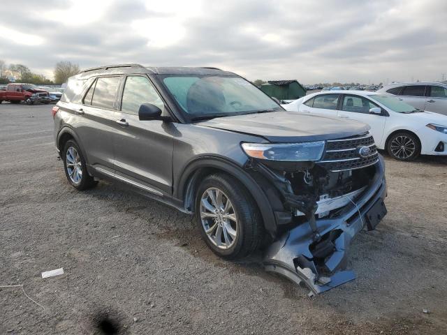 1FMSK8DH9NGC15503 - 2022 FORD EXPLORER XLT ნაცრისფერი ფოტო 4