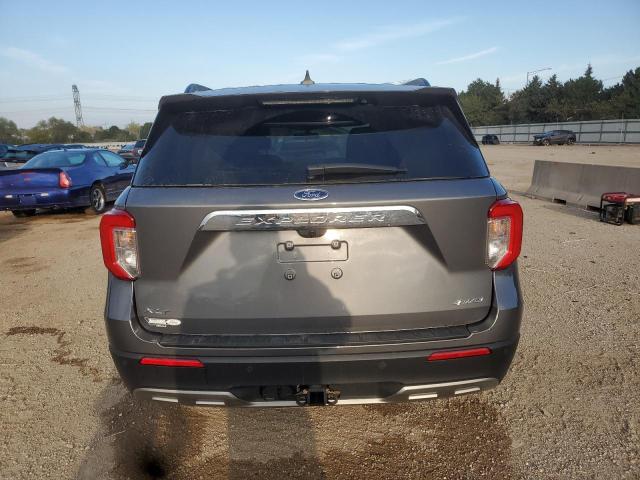 1FMSK8DH9NGC15503 - 2022 FORD EXPLORER XLT ნაცრისფერი ფოტო 6