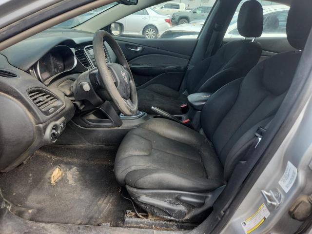 1C3CDFAA2DD267171 - 2013 DODGE DART SE GRAY photo 7