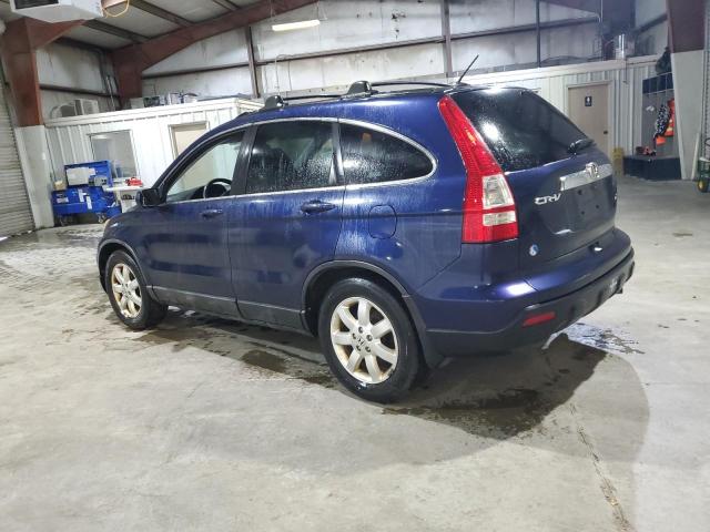 5J6RE48758L039706 - 2008 HONDA CR-V EXL BLUE photo 2