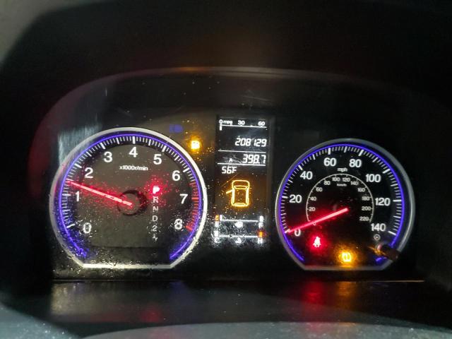 5J6RE48758L039706 - 2008 HONDA CR-V EXL BLUE photo 9