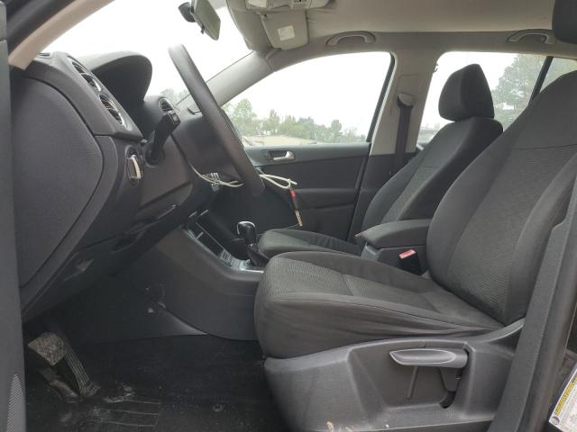WVGBV7AX7CW601904 - 2012 VOLKSWAGEN TIGUAN S Negro foto 7