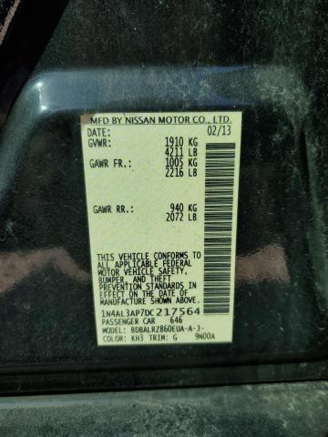 1N4AL3AP7DC217564 - 2013 NISSAN ALTIMA 2.5 黑色 照片 13