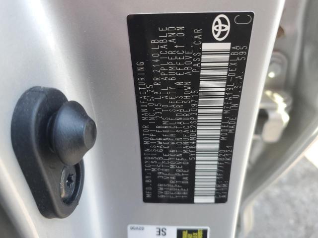 5YFB4MDE2SP309715 - 2025 TOYOTA COROLLA LE 银色 照片 12