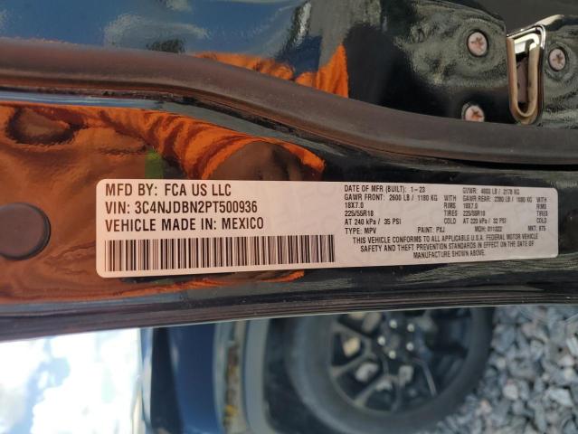 3C4NJDBN2PT500936 - 2023 JEEP COMPASS LATITUDE Schwarz Foto 13