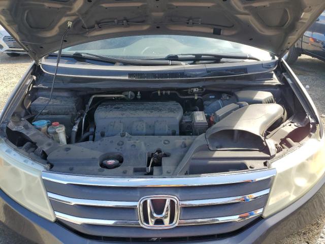 5FNRL5H91DB002863 - 2013 HONDA ODYSSEY TOURING GRAY photo 12