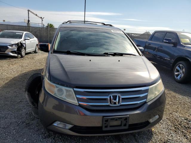 5FNRL5H91DB002863 - 2013 HONDA ODYSSEY TOURING GRAY photo 5