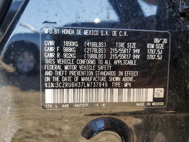 3CZRU6H37LM737849 - 2020 HONDA HR-V LX Qara foto 12