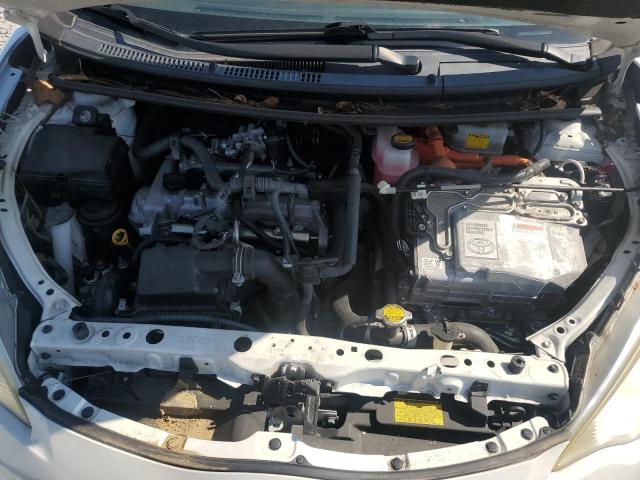 JTDKDTB37D1050805 - 2013 TOYOTA PRIUS C თეთრი ფოტო 11