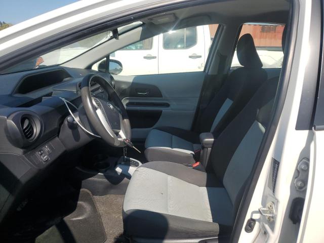 JTDKDTB37D1050805 - 2013 TOYOTA PRIUS C თეთრი ფოტო 7