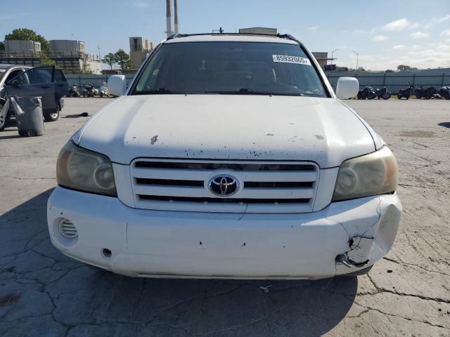 JTEDP21A740025432 - 2004 TOYOTA HIGHLANDER BASE Ақ фото 5