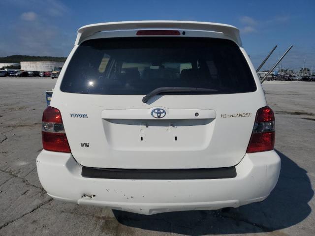 JTEDP21A740025432 - 2004 TOYOTA HIGHLANDER BASE Ақ фото 6