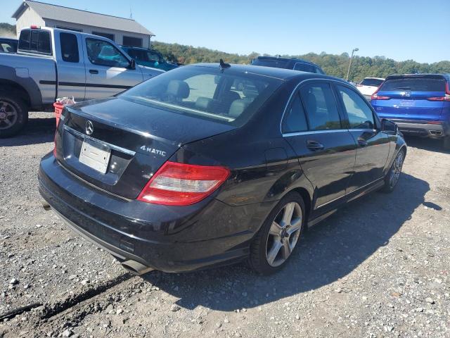 WDDGF8BBXAR107103 - 2010 MERCEDES-BENZ C 300 4MATIC BLACK photo 3