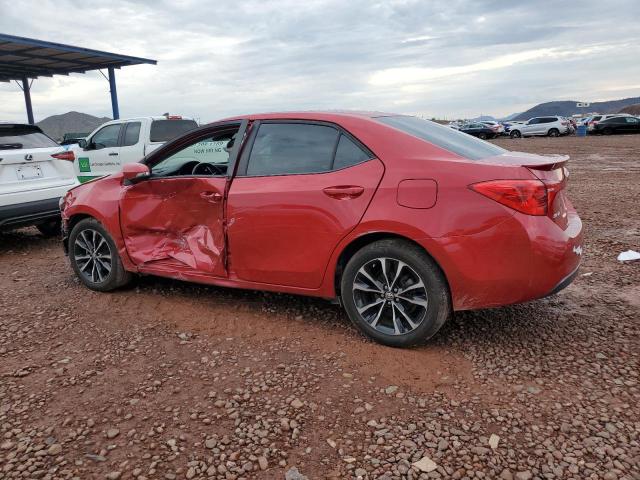 2T1BURHE6KC185102 - 2019 TOYOTA COROLLA L Rojo foto 2