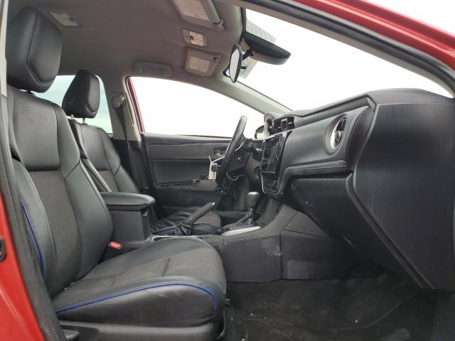 2T1BURHE6KC185102 - 2019 TOYOTA COROLLA L Rojo foto 7