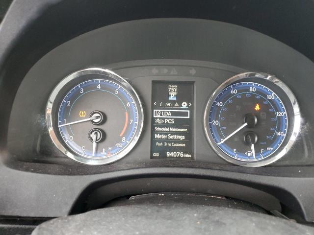 2T1BURHE6KC185102 - 2019 TOYOTA COROLLA L Rojo foto 9