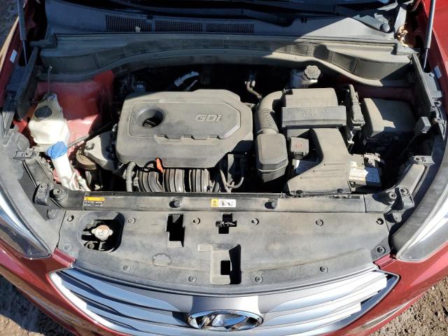 5XYZTDLB5HG432172 - 2017 HYUNDAI SANTA FE S RED photo 12