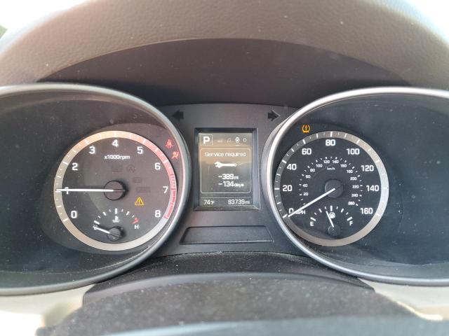 5XYZTDLB5HG432172 - 2017 HYUNDAI SANTA FE S RED photo 9