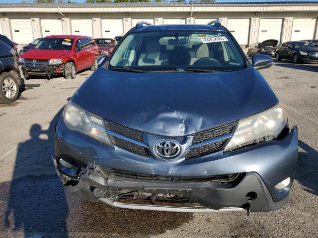 JTMRFREV8ED050644 - 2014 TOYOTA RAV4 XLE BLUE photo 5